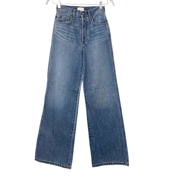 FAVORITE DAUGHTHER The Masha Super High Rise Wide Leg Jeans NWT 24 - Picture 1 of 16